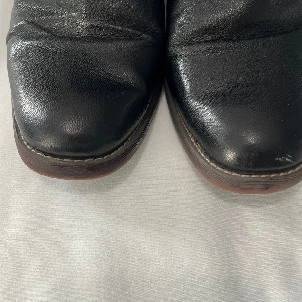 Franco Sarto Black Hand Finished Leather Marcus Booties